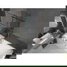 Mexen Next L paravan cadă 1-batant 90 x 150 cm, model negru, cupru periat - 895-090-000-03-77-65