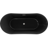 Mexen Montana 170 x 80 cm-es szabadon álló kád, fekete, selyemfényű nikkel - 52011708070-97