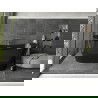 Cada Montana cada wolnostojąca 170 x 80 cm, neagră, scurgere nichel periat - 52011708070-97