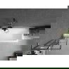 Mexen Next L paravan de cadă cu 1 ușă 50 x 150 cm, model negru, gri pistol periat - 895-050-000-03-77-66