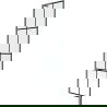 Mexen Next L paravan de cadă cu 1 ușă 50 x 150 cm, model negru, gri pistol periat - 895-050-000-03-77-66