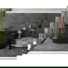 Mexen Montana szabadon álló kád 170 x 80 cm, fekete, aranyozott leeresztővel - 52011708070-65
