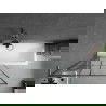 Mexen Next L paravan de baie cu 1 panou 90 x 150 cm, model negru, gri metalizat periat - 895-090-000-03-77-66