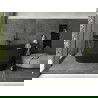 Cădița Mexen Montana liberă 170 x 80 cm, neagră, cu preaplin negru - 52011708070-70