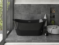 Mexen Montana cada 170 x 80 cm, negru, scurgere gun metal - 52011708070-95