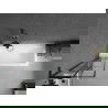 Mexen Next L paravan de baie 1-canat 50 x 150 cm, model negru, negru - 895-050-000-03-77-70
