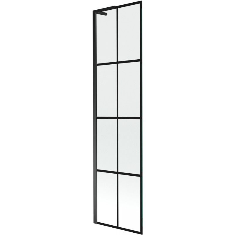 Mexen Next L paravan de baie 1-canat 50 x 150 cm, model negru, negru - 895-050-000-03-77-70