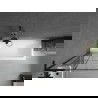 Paravan cadă Mexen Next L cu 1 canat, 70 x 150 cm, model negru, negru - 895-070-000-03-77-70