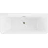 Mexen Volta cadă de perete freestanding 170 x 75 cm, alb, supraplin auriu - 51131707500-50