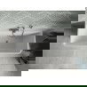 Mexen Volta cadă freestanding pentru perete 150 x 75 cm, alb, preaplin gun gray periat - 51131507500-66