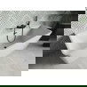 Mexen Volta szabadon álló falra szerelhető kád 170 x 75 cm, fehér, fekete lefolyó - 51131707500-70