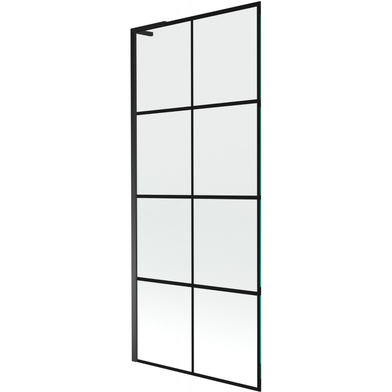 Mexen Next L paravan cadă 1-canat 80 x 150 cm, model negru, negru - 895-080-000-03-77-70