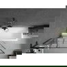 Mexen Next L panou pentru cadă 1-canat 90 x 150 cm, model negru, negru - 895-090-000-03-77-70