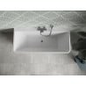 Cadă freestanding Mexen Volta 150 x 75 cm, alb, evacuare gun metal - 51131507500-95