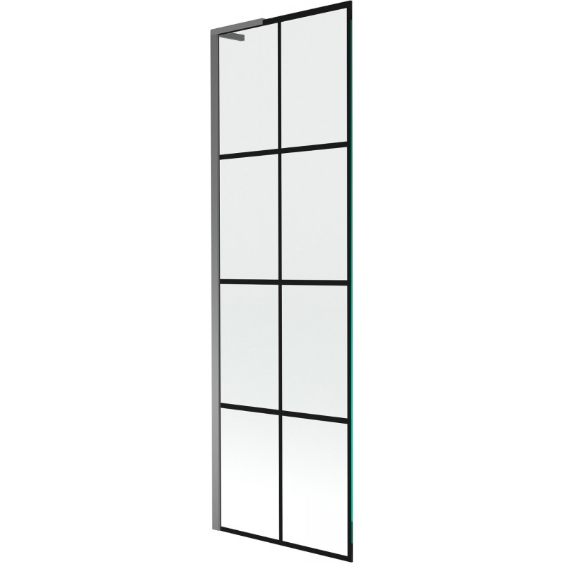 Mexen Next L paravan de baie 1-pliant 60 x 150 cm, model negru, gun metal - 895-060-000-03-77-95