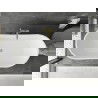 Mexen Montana cadaș de baie liber 180 x 80 cm, alb, cu supraplin auriu - 52011808000-50