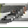 Mexen Montana cadața freestanding 180 x 80 cm, alb, priza din cupru periat - 52011808000-65