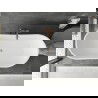 Mexen Montana cadața freestanding 180 x 80 cm, alb, priza din cupru periat - 52011808000-65