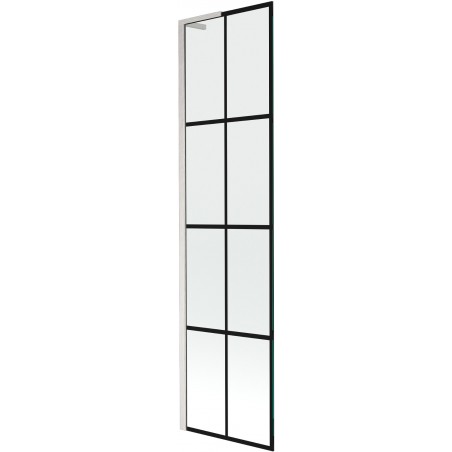 Mexen Next L paravan de baie cu 1 panou 50 x 150 cm, model negru, nichel periat - 895-050-000-03-77-97