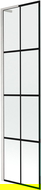 Mexen Next L paravan de baie cu 1 panou 50 x 150 cm, model negru, nichel periat - 895-050-000-03-77-97