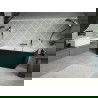 Mexen Volta cadă liberă de perete 150 x 75 cm, alb/negru, preaplin crom - 51131507575-01