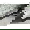 Mexen Volta szabadon álló falra szerelhető fürdőkáds, 150 x 75 cm, fehér/fekete, fehér túlfolyó - 51131507575-20