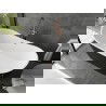 Mexen Montana szabadon álló kád 180 x 80 cm, fehér/fekete, rózsaszín arany - 52011808075-60