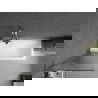 Mexen Next L paravan de cadă 1-foaie 60 x 150 cm, dungi, crom - 895-060-000-03-09-01