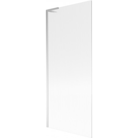 Mexen Next L paravan pentru cadă 1-panou 80 x 150 cm, striații, crom - 895-080-000-03-09-01
