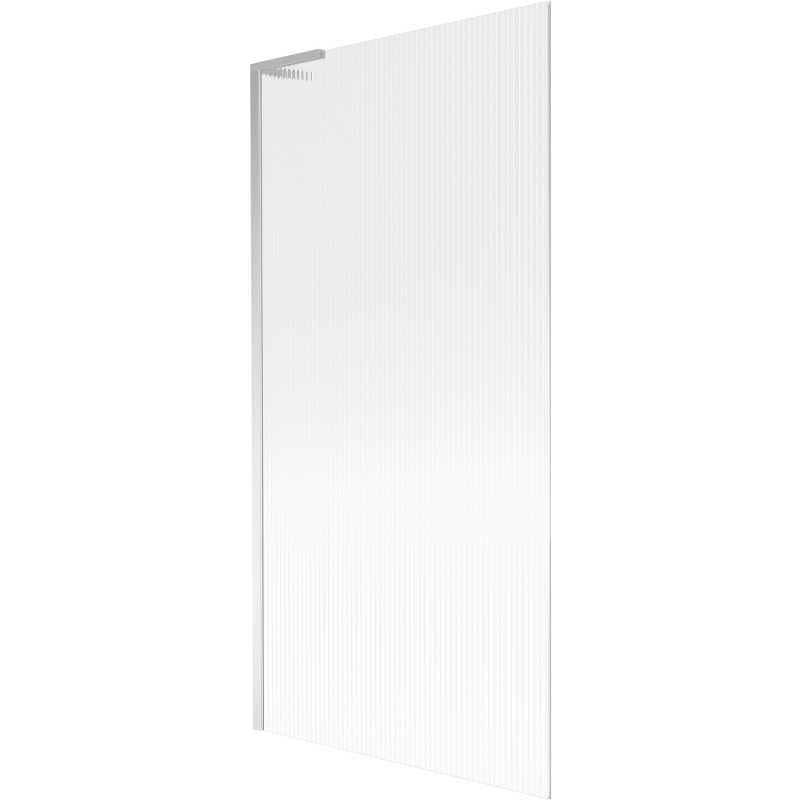 Mexen Next L paravan cadă 1-panou 90 x 150 cm, dungi, crom - 895-090-000-03-09-01