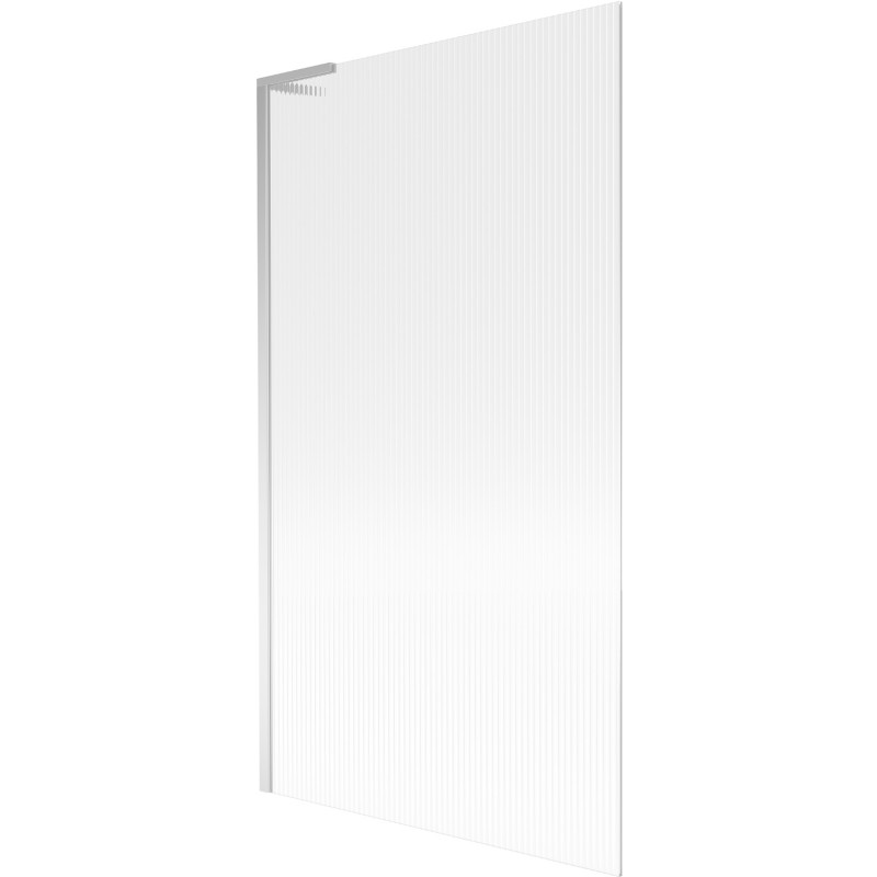 Mexen Next L paravan de cadă cu 1 panou 100 x 150 cm, dungi, crom - 895-100-000-03-09-01