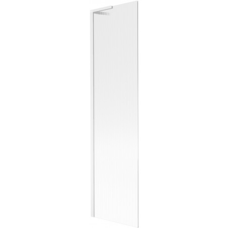Paravan cadă Mexen Next L, 1-panou, 50 x 150 cm, dungi, alb - 895-050-000-03-09-20