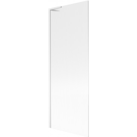 Mexen Next L 1-szárnyú kádkabin 70 x 150 cm, csíkos, fehér - 895-070-000-03-09-20