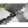 Mexen Montana cadă freestanding 180 x 90 cm, alb, cu preaplin aur roz - 52011809000-60