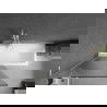 Paravan cadă Mexen Next L cu 1 canat 90 x 150 cm, dungi, alb - 895-090-000-03-09-20