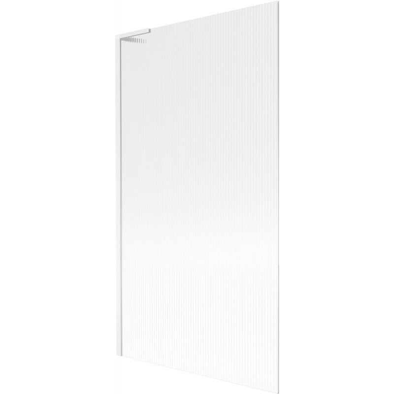 Mexen Next L paravan cadă cu 1 canat 100 x 150 cm, dungi, alb - 895-100-000-03-09-20