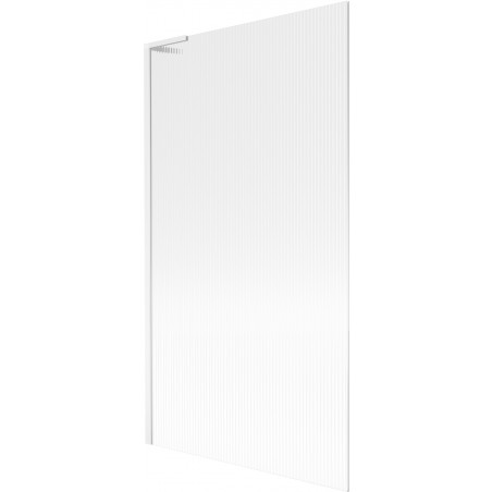 Mexen Next L paravan cadă cu 1 canat 100 x 150 cm, dungi, alb - 895-100-000-03-09-20