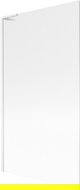 Mexen Next L paravan de baie cu 1 panou 100 x 150 cm, dungi, alb - 895-100-000-03-09-20