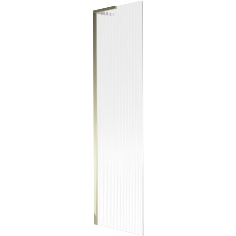 Mexen Next L paravan de cadă 1-foaie 50 x 150 cm, dungi, auriu - 895-050-000-03-09-50