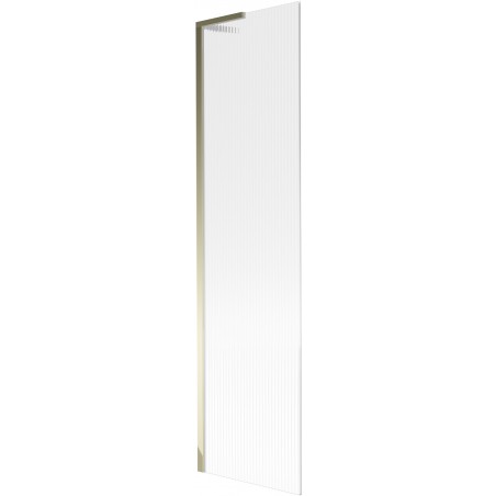 Mexen Next L paravan de cadă 1-foaie 50 x 150 cm, dungi, auriu - 895-050-000-03-09-50