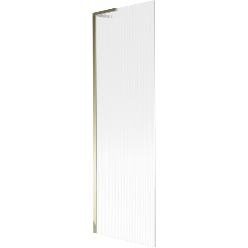 Mexen Next L kádparaván 1-szárnyú 60 x 150 cm, csíkos, arany - 895-060-000-03-09-50