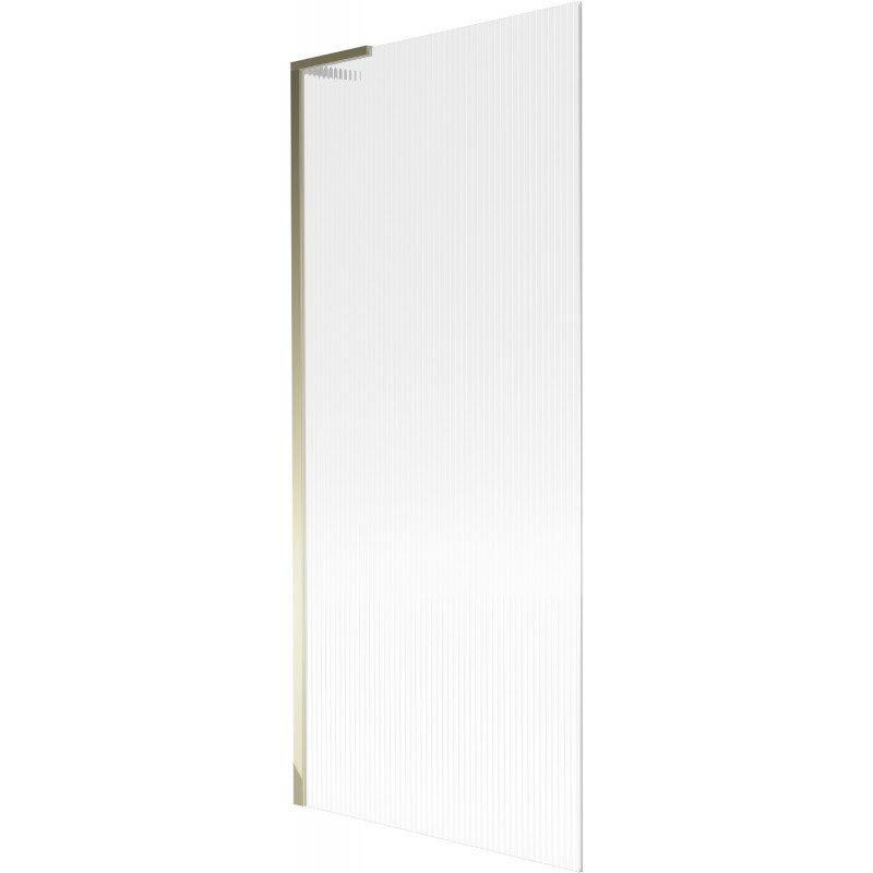 Mexen Next L fürdőkádparaván 1-szárnyú 80 x 150 cm, csíkos, arany - 895-080-000-03-09-50