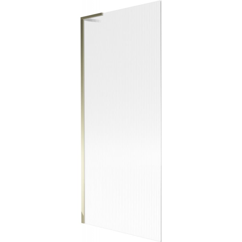 Mexen Next L paravan de baie cu 1 panou, 80 x 150 cm, dungi, auriu - 895-080-000-03-09-50