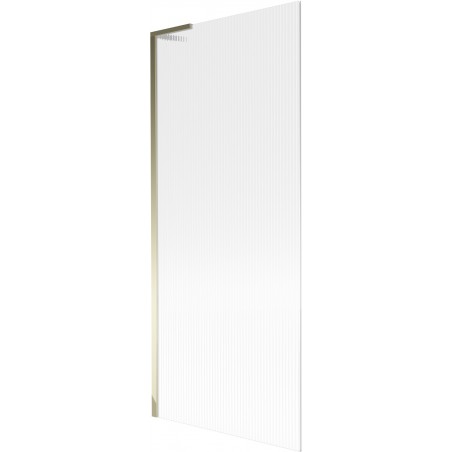 Mexen Next L fürdőkádparaván 1-szárnyú 80 x 150 cm, csíkos, arany - 895-080-000-03-09-50