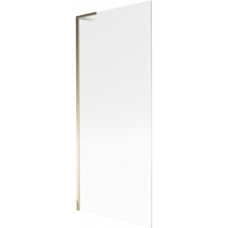 Mexen Next L paravan de baie cu 1 panou, 80 x 150 cm, dungi, auriu - 895-080-000-03-09-50