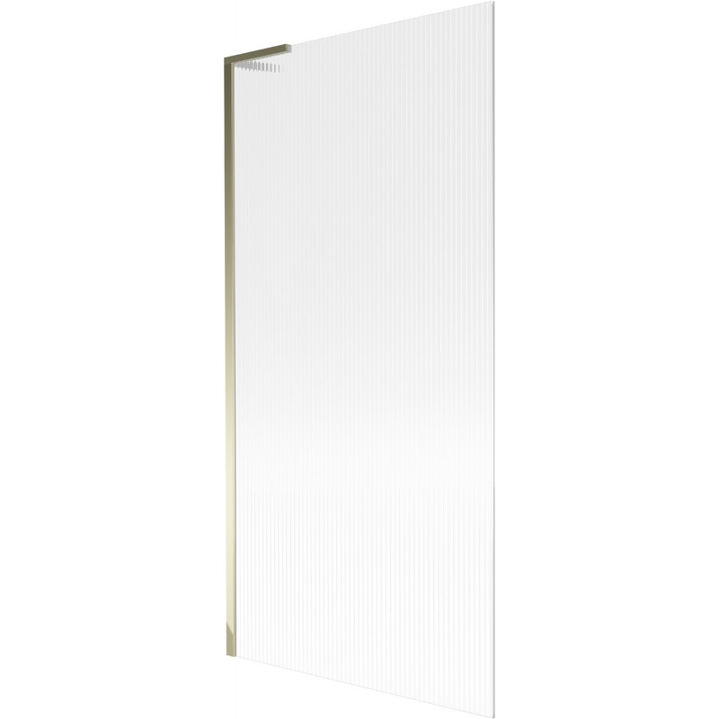 Mexen Next L paravan de baie 1-canat 90 x 150 cm, dungi, auriu - 895-090-000-03-09-50
