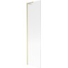 Mexen Next L paravan de baie 1-pal 50 x 150 cm, dungi, auriu periat - 895-050-000-03-09-55