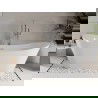 Mexen Celia szabadon álló kád 170 x 75 cm, fehér, króm túlfolyó - 52331707500-01