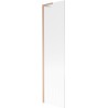 Mexen Next L paravan pentru cadă, cu un singur panou, 50 x 150 cm, dungi, cupru periat - 895-050-000-03-09-65