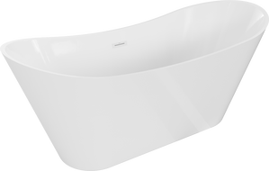 Celia Mexen cada de baie independenta 170 x 75 cm, alba, cu scurgere alba - 52331707500-20
